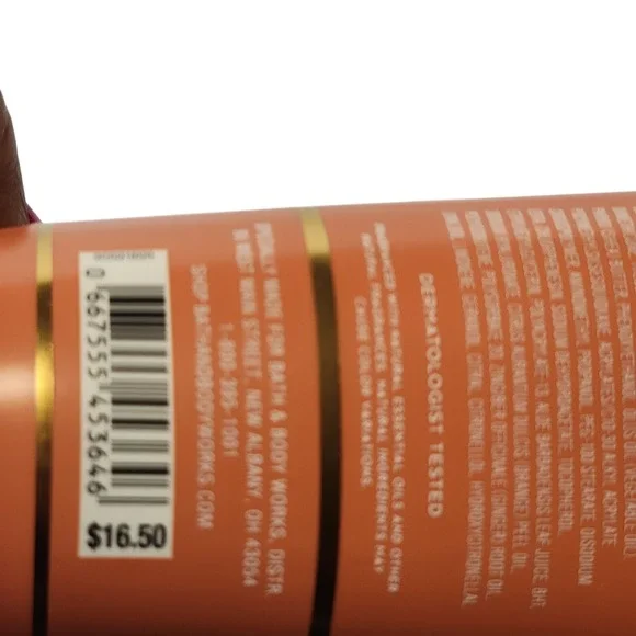 Bath and Body Works Aromatherapy Orange Ginger Hydration Body Cream. New 8oz - Picture 4 of 5